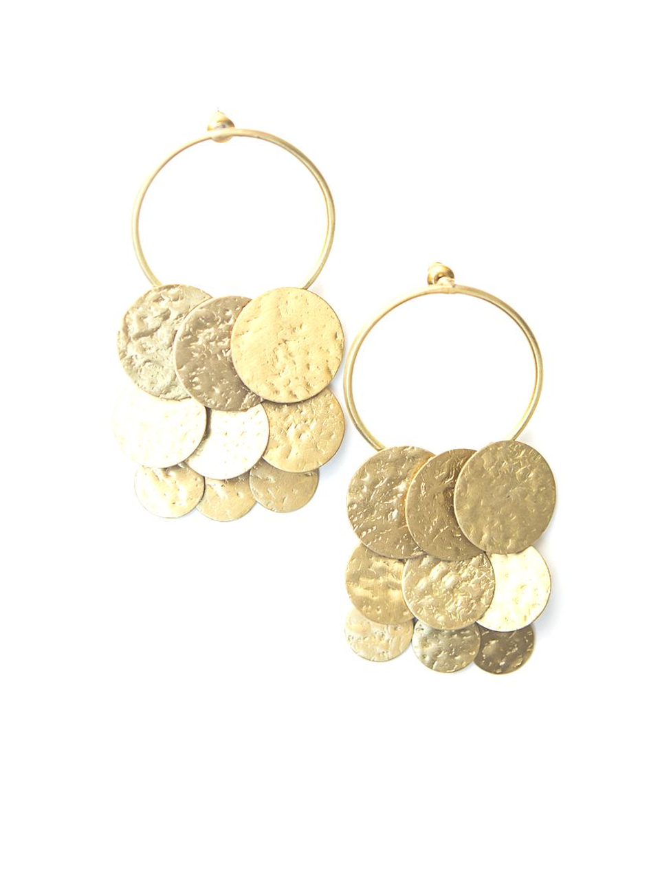 Disc Statement Earrings