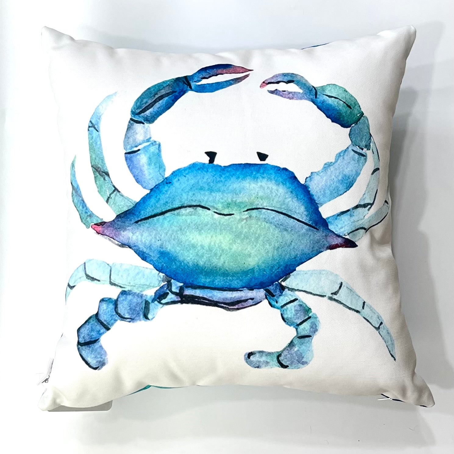 Blue Crab Pillow 18 x 18